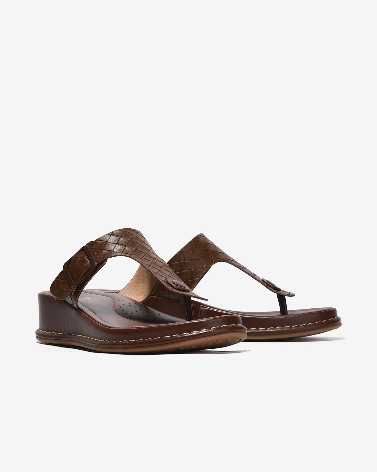 Dép Kẹp Nữ Zucia Quai Đan T- Strap-DHLL3-Nâu Color1