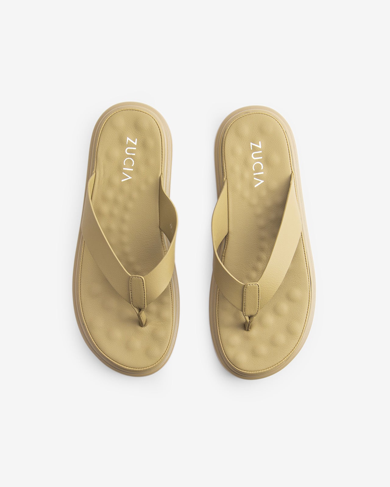 Dép Kẹp Nữ Zucia Quai Trơn Da Mềm-DRX82-Xanh Lá Color1