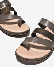 Dép Quai Ngang Xỏ Ngón Nữ Zucia Quai Phối Vân Ánh Nhũ-DRXB3-Xám Color1