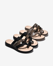 Dép Quai Ngang Xỏ Ngón Nữ Zucia Quai Phối Vân Ánh Nhũ-DRXB3-Xám Color1