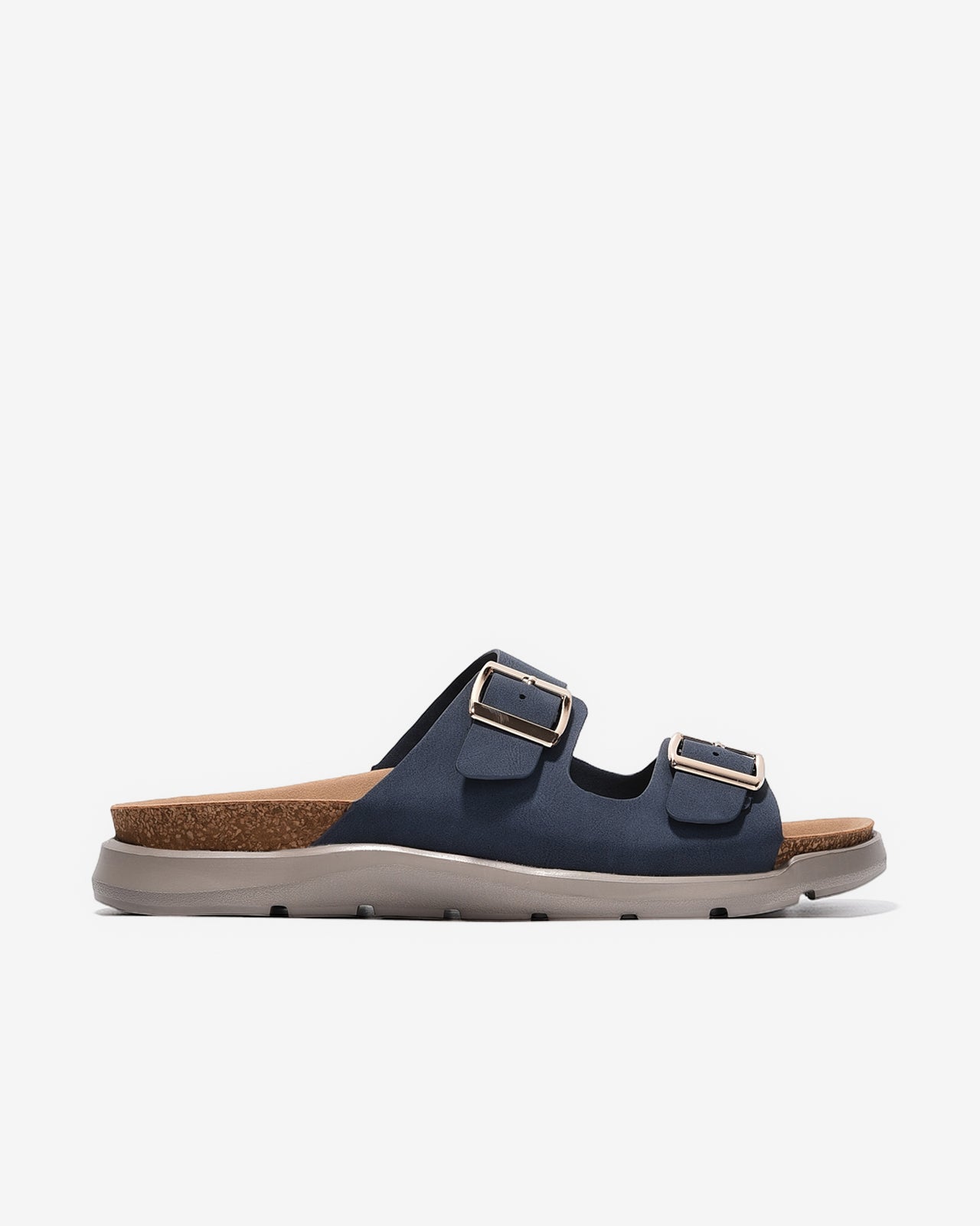 Dép Nữ Zucia Quai Đôi Khóa Vuông-DRXC2-Xanh Color1First