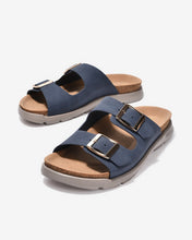 Dép Nữ Zucia Quai Đôi Khóa Vuông-DRXC2-Xanh Color1