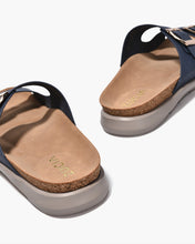 Dép Nữ Zucia Quai Đôi Khóa Vuông-DRXC2-Xanh Color1