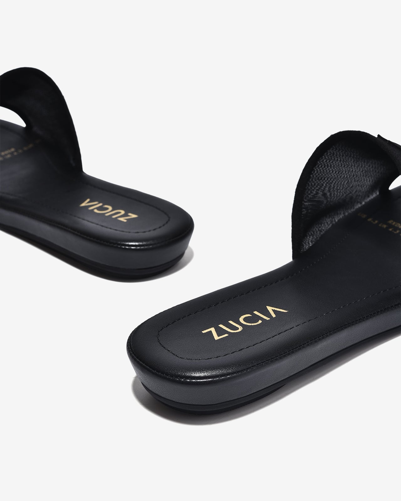 Dép Đế Bằng Nữ Zucia Êm Mềm-DRXD8Đen Color1