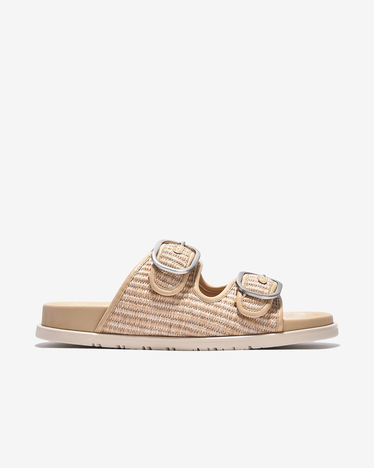 Dép Nữ Zucia Hai Quai Ngang Đan-DTHA3-Cafe Color1First