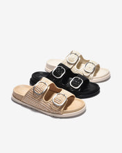 Dép Nữ Zucia Hai Quai Ngang Đan-DTHA3-Cafe Color1