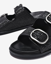 Dép Nữ Zucia Hai Quai Ngang Đan-DTHA3-Đen Color1