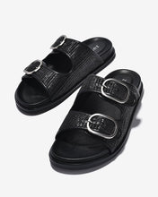 Dép Nữ Zucia Hai Quai Ngang Đan-DTHA3-Đen Color1