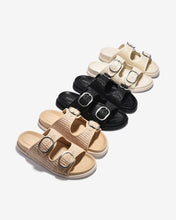 Dép Nữ Zucia Hai Quai Ngang Đan-DTHA3-Đen Color1