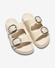 Dép Nữ Zucia Hai Quai Ngang Đan-DTHA3-Kem Color1