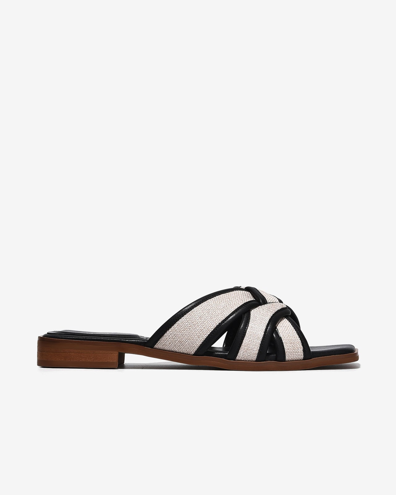 Dép Nữ Zucia Quai Phối Màu-DTHB5Đen Color1First