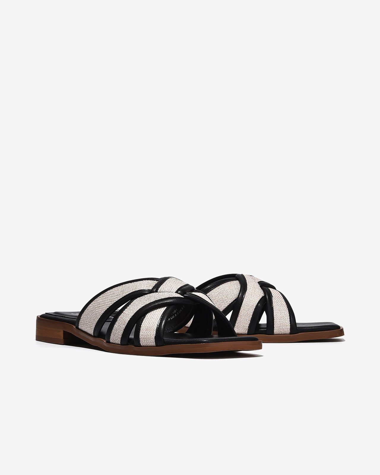 Dép Nữ Zucia Quai Phối Màu-DTHB5Đen Color1