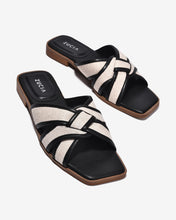 Dép Nữ Zucia Quai Phối Màu-DTHB5Đen Color1