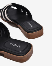 Dép Nữ Zucia Quai Phối Màu-DTHB5Đen Color1