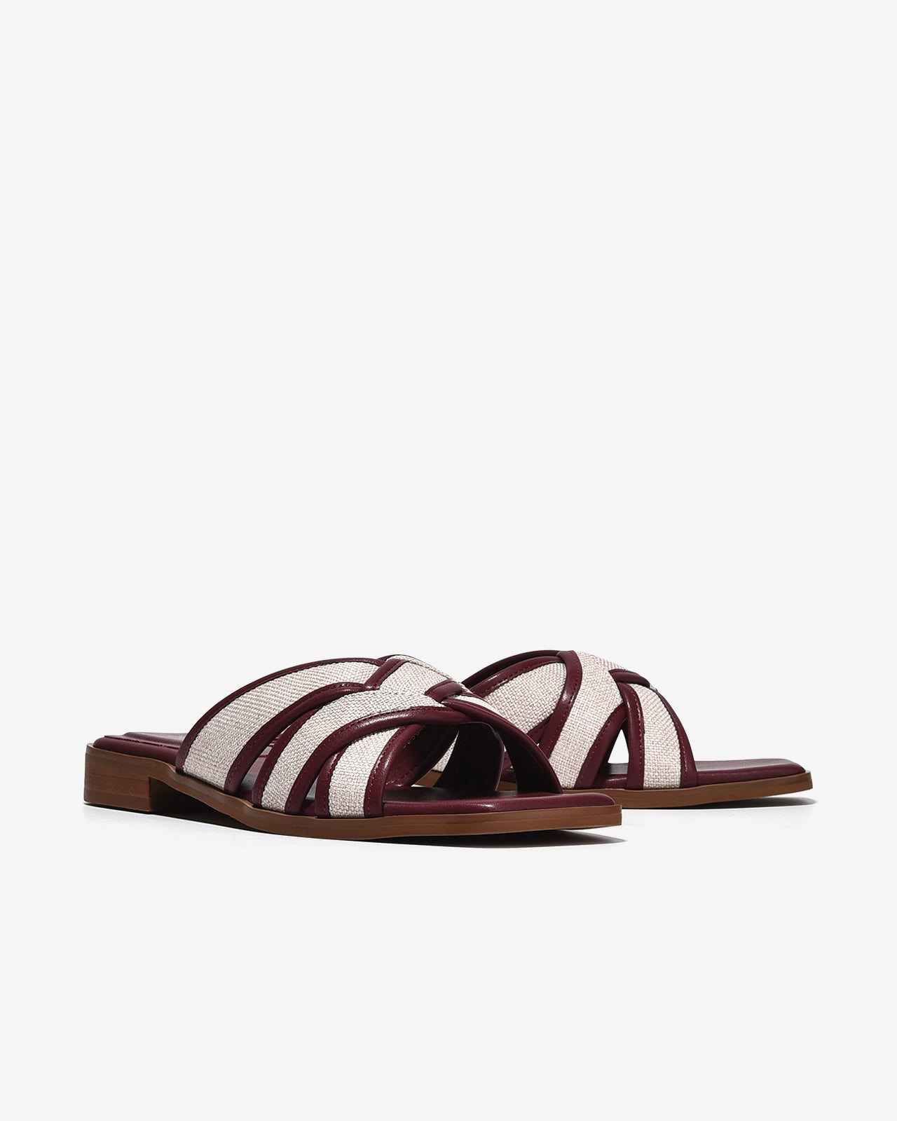 Dép Nữ Zucia Quai Phối Màu-DTHB5Đỏ Color1