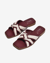 Dép Nữ Zucia Quai Phối Màu-DTHB5Đỏ Color1