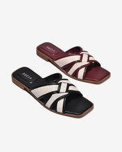 Dép Nữ Zucia Quai Phối Màu-DTHB5Đỏ Color1