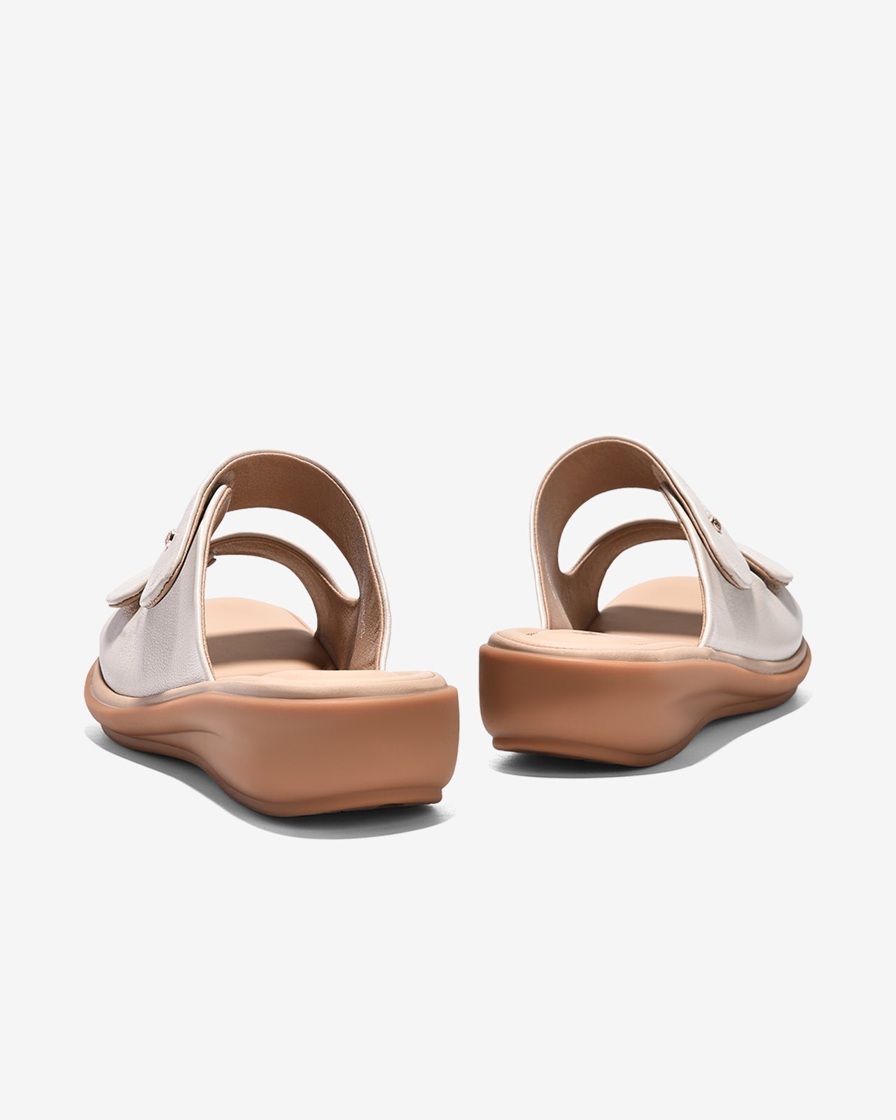 Dép Nữ Zuciani Quai Đôi Dán-DCF59Kem Color1