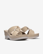 Dép Xuồng Zucia 6cm Quai Chéo-DHLM9Kem Color1