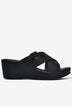 Dép Xuồng Zucia 7cm Quai Chéo Khóa Cài Êm Chân-DHLN2Đen Color1First