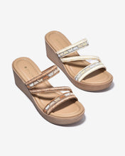 Dép Xuồng Zuciani 7cm Quai Đính Hạt-DCM48Cafe Color1