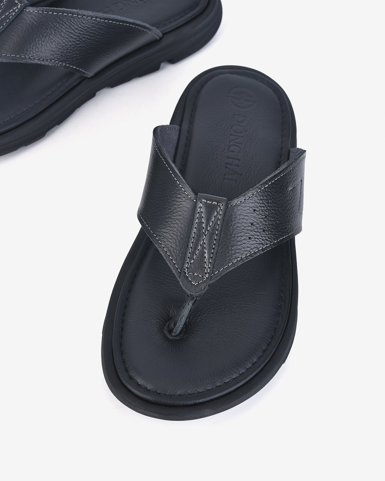 Dép Kẹp Nam Đông Hải Tối Giản-D3113Đen Color1