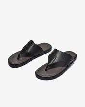 Dép Kẹp Đông Hải Êm Chân Quai Bảng To Dập Logo-D3119Đen Color1