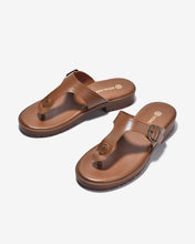 Dép Kẹp Nữ Đông Hải Quai T-Strap Khóa Vuông-D32E5Bò Color1