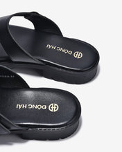 Dép Kẹp Nữ Đông Hải Quai T-Strap Khóa Vuông-D32E5Đen Color1