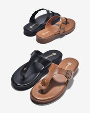 Dép Kẹp Nữ Đông Hải Quai T-Strap Khóa Vuông-D32E5Đen Color1