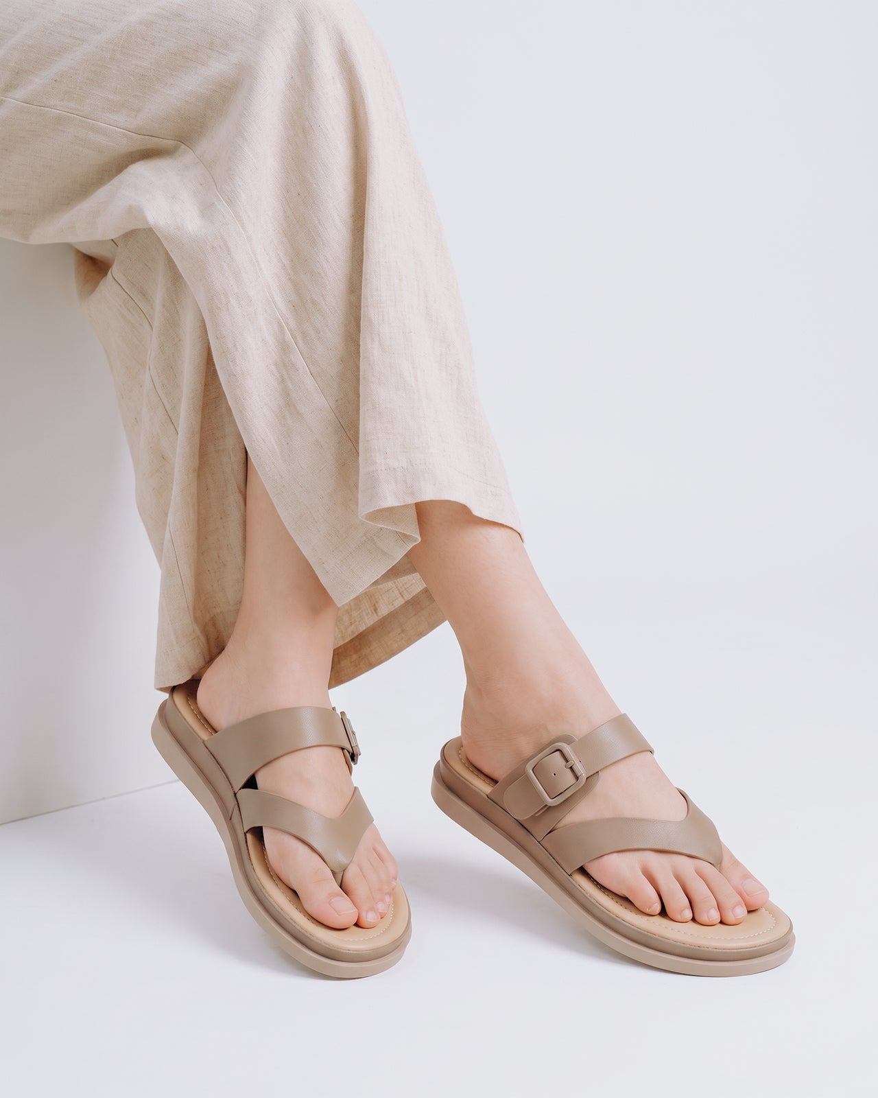 Dép Kẹp Zucia 3CM Êm Mềm-DHLM8Xám Color1