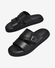 Dép Quai Ngang Nam Đông Hải Khóa Cài-D3117-Đen Color1