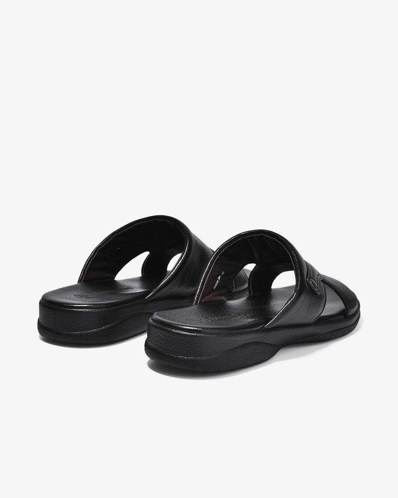 Dép Quai Ngang Nam Đông Hải Da Mềm Bảng To-D3233Đen Color1