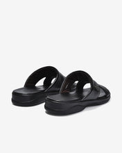 Dép Quai Ngang Nam Đông Hải Da Mềm Bảng To-D3233Đen Color1