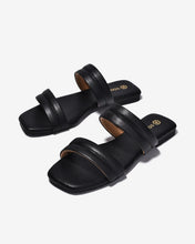 Dép Nữ Đông Hải Quai Đôi Chỉ Nổi-D7740Đen Color1