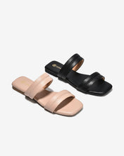 Dép Nữ Đông Hải Quai Đôi Chỉ Nổi-D7740Đen Color1