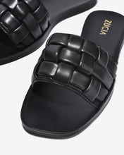 Dép Quai Ngang Nữ Zucia Quai Ngang Đan Phồng-DRXC1-Đen Color1