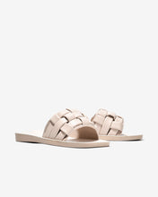 Dép Quai Ngang Nữ Zucia Quai Ngang Đan Phồng-DRXC1Kem Color1