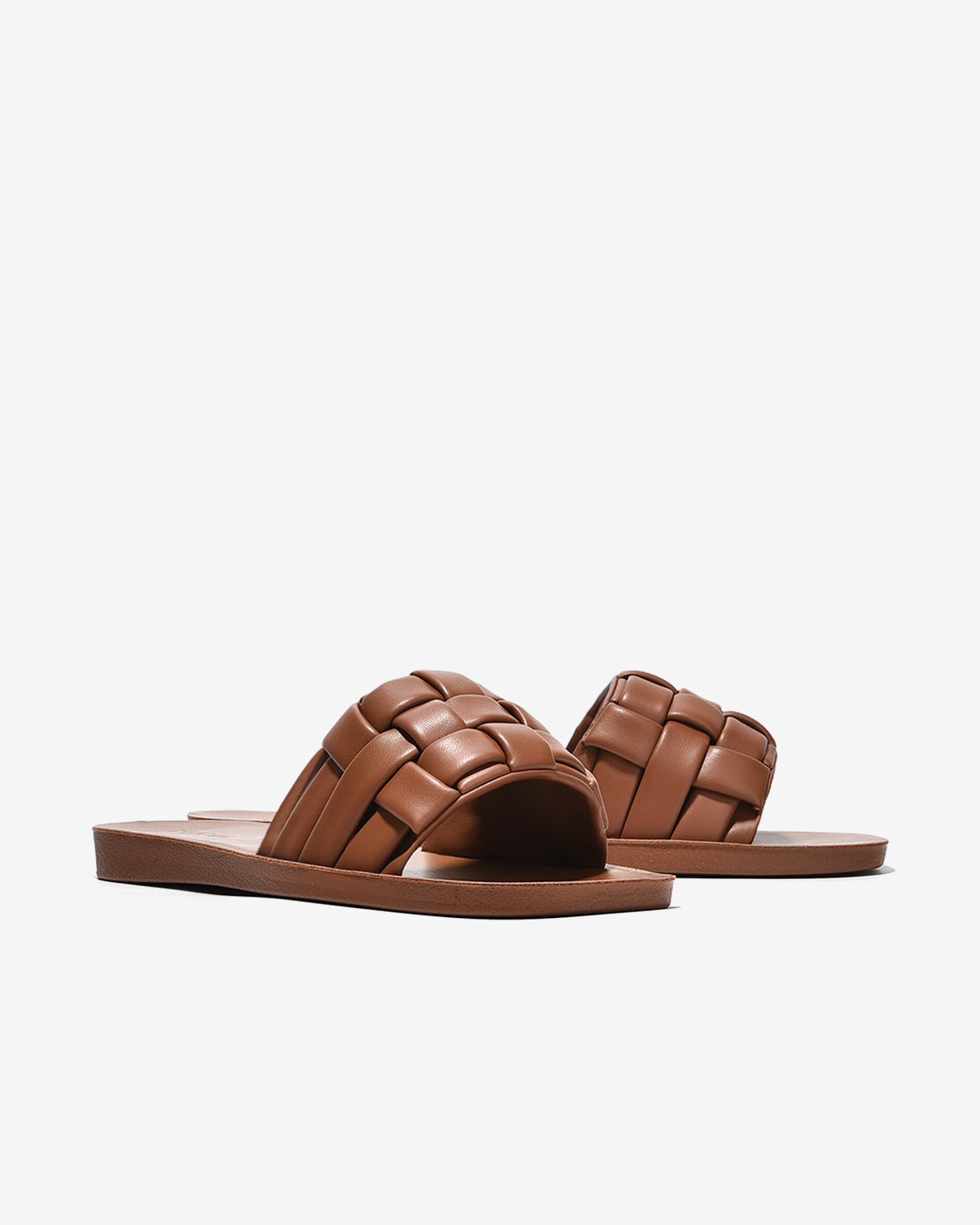 Dép Quai Ngang Nữ Zucia Đan Phồng-DRXC1-Nâu Color1