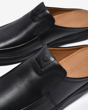 Dép Sapo Nam Đông Hải Da Trơn Dập Logo-G1023Đen Color1