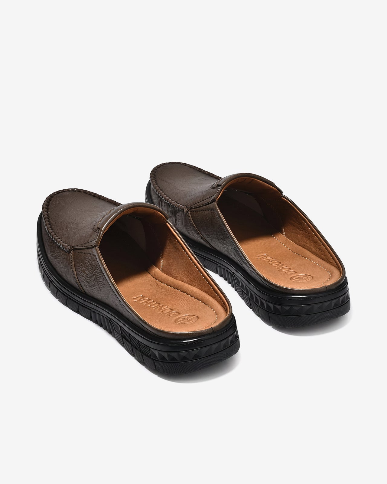 Dép Sapo Nam Đông Hải 4cm Êm Chân-G1024Nâu Color1