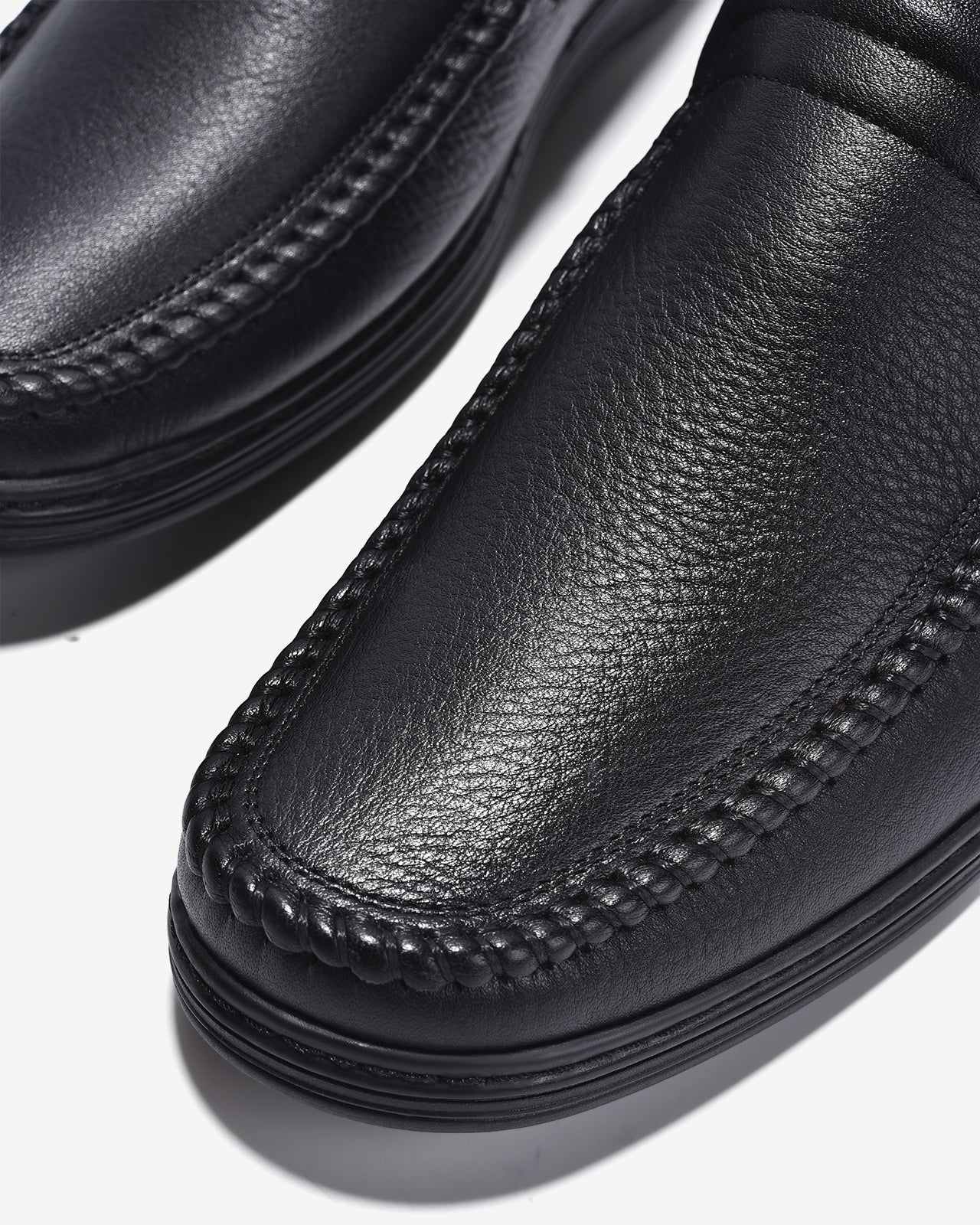 Dép Sapo Nam Đông Hải Viền Da-G2517Đen Color1