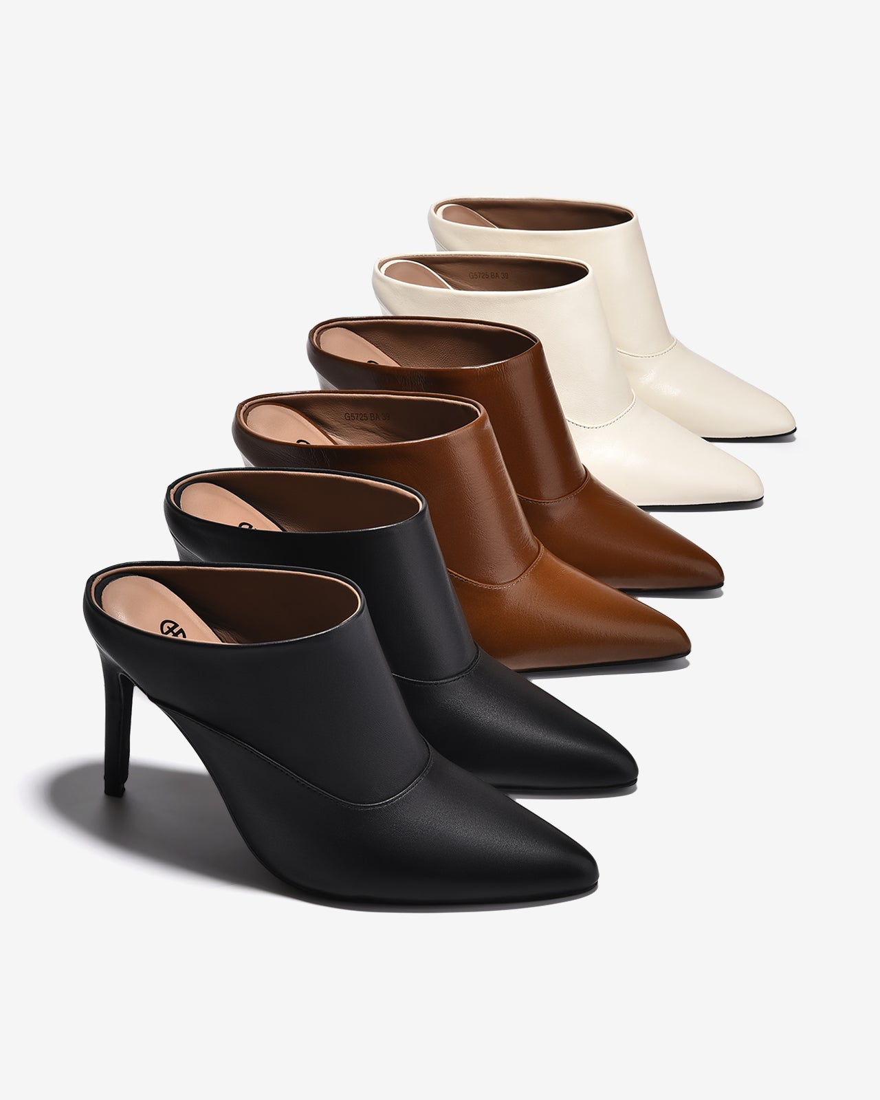 Dép Sapo Cao Gót Đông Hải Mũi Nhọn-G5725Đen Color1