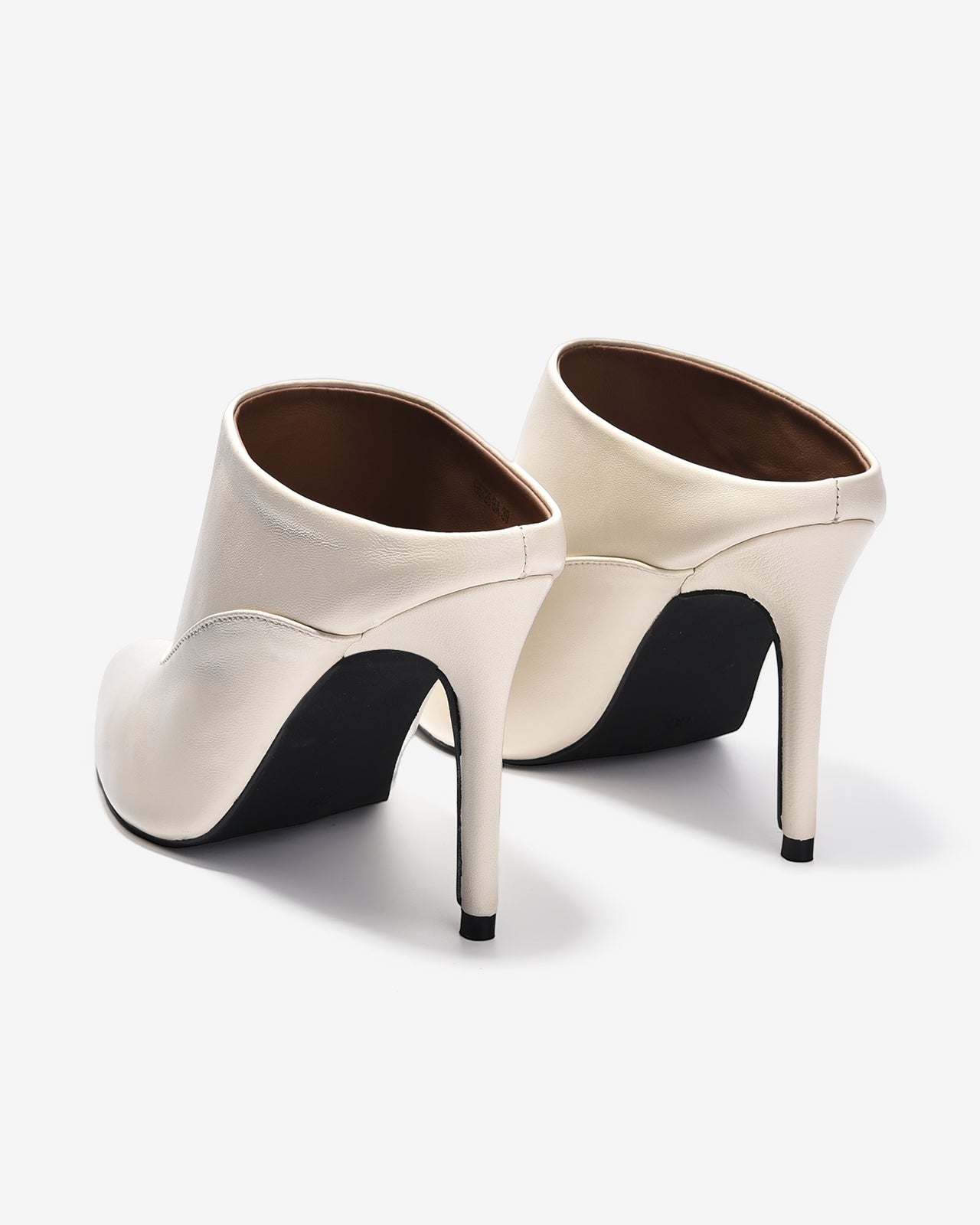 Dép Sapo Cao Gót Đông Hải Mũi Nhọn-G5725-Kem Color1