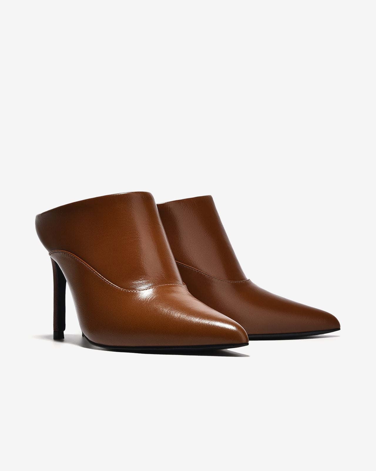 Dép Sapo Cao Gót Đông Hải Mũi Nhọn-G5725Nâu Color1