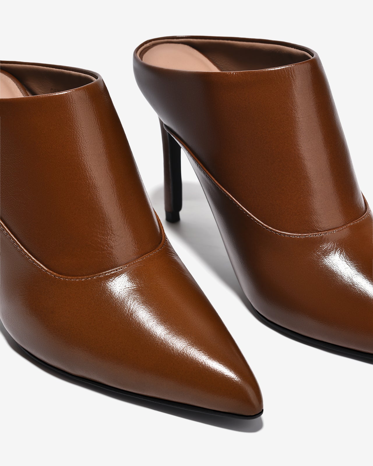 Dép Sapo Cao Gót Đông Hải Mũi Nhọn-G5725Nâu Color1