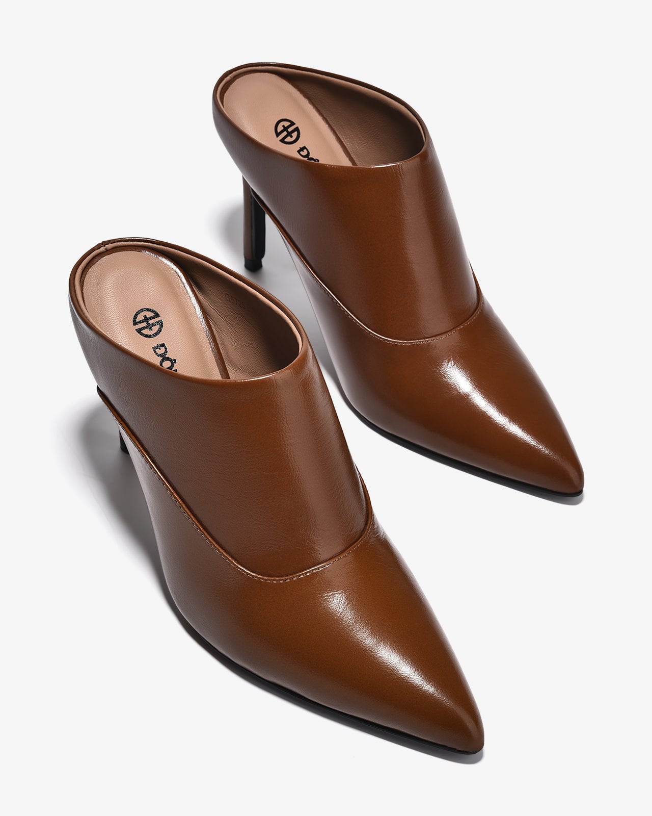 Dép Sapo Cao Gót Đông Hải Mũi Nhọn-G5725Nâu Color1