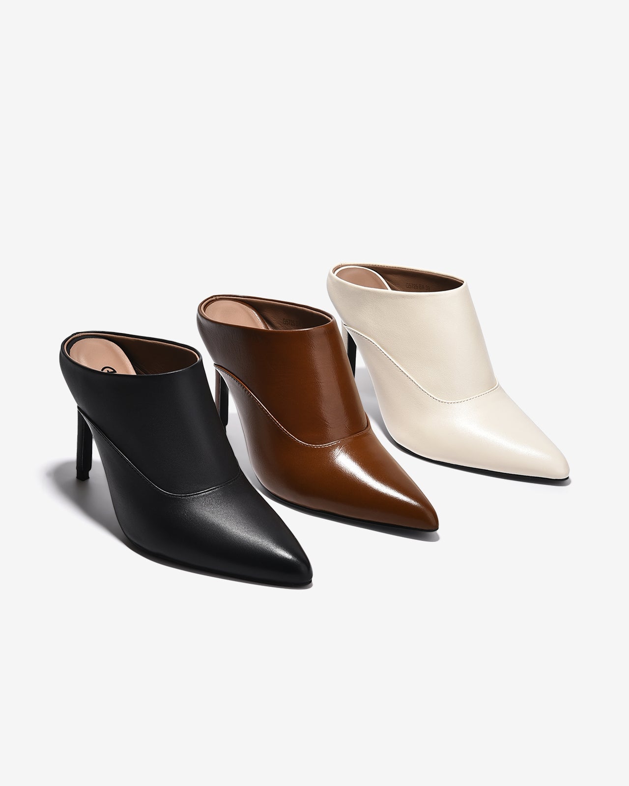 Dép Sapo Cao Gót Đông Hải Mũi Nhọn-G5725Nâu Color1