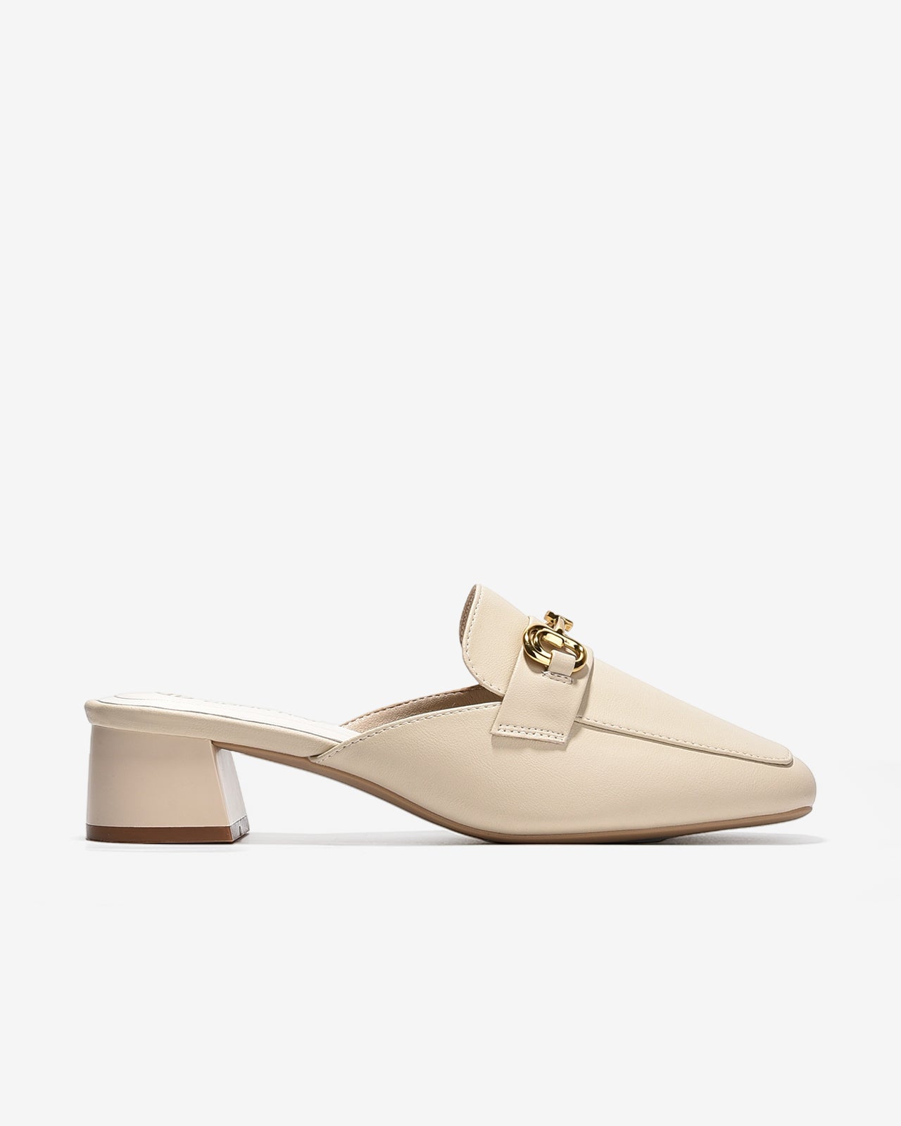 Dép Sapo Nữ Đông Hải Quai Bảng Phối-G5854-Kem Color1First