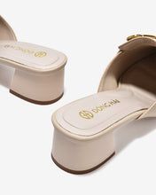 Dép Sapo Nữ Đông Hải Quai Bảng Phối-G5854-Kem Color1